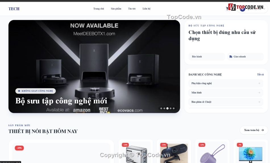 Website bán hàng,Web bán hàng,công nghệ